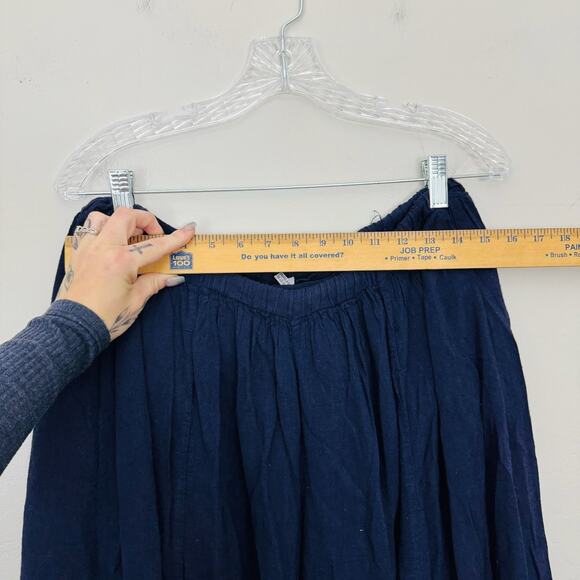 Women’s Navy Blue Wide Leg Harem Pants Size S/M - Picture 3 of 9